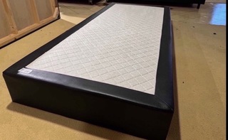 Losse boxspring, zwart